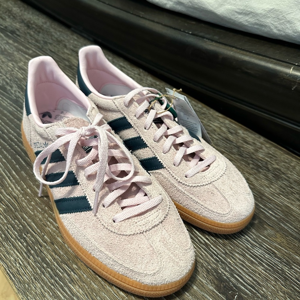 Adidas Spezial Pink and Black Sneakers Retro-Inspired Design